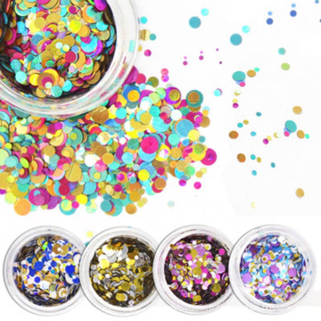 paillettes de confettis, couleurs mélangées et paillettes époustouflantes pour le visage